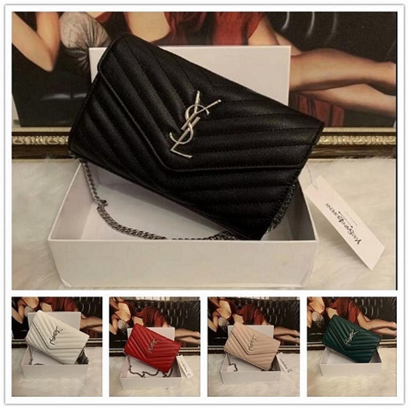 Women Bag Designer Messenger Crossbody Tote Long wallets Purse handbag Woman Shoulder Bags ySL LV Louis bag Vitton, Black
Women Bag Designer Messenger Crossbody Tote Long wallets Purse handbag Woman Shoulder Bags ySL LV Louis bag Vitton, Black