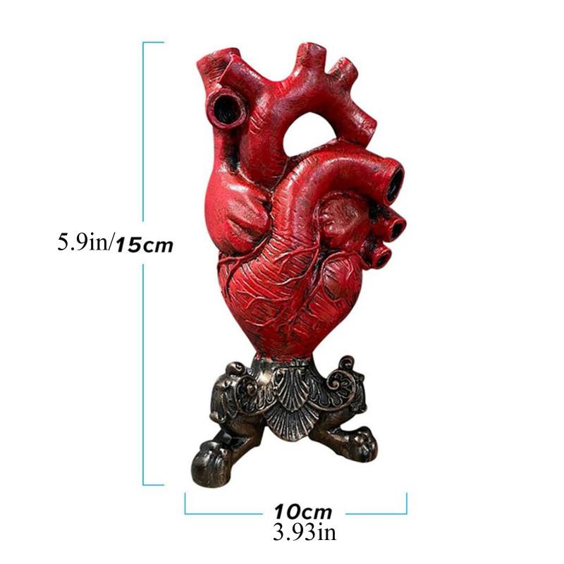 Heart Anatomical Shape Flower Vase Nordic Style Pot Vases Sculpture Desktop Plant For Home Decor Ornament Gifts T1G8485118