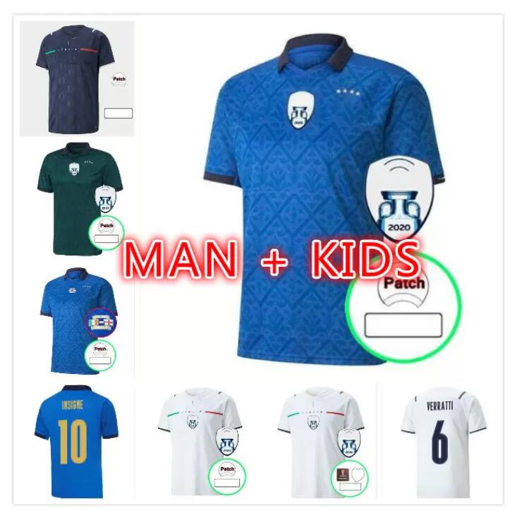 man kids kit 2021 Player version ITALY Soccer Jersey home BARELLA SENSI INSIGNE italia Away White Third CHIELLINI BELOTTI maillot de foot, 21/22
man kids kit 2021 Player version ITALY Soccer Jersey home BARELLA SENSI INSIGNE italia Away White Third CHIELLINI BELOTTI maillot de foot, 21/22
