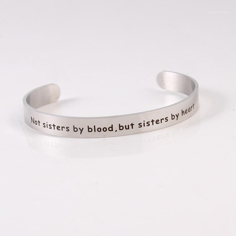 8mm Not Sisters By Blood But Heart Mantra Bracelets- Friends Engraved Bangle Stainless Steel Cuff Bracelets
8mm Not Sisters By Blood But Heart Mantra Bracelets- Friends Engraved Bangle Stainless Steel Cuff Bracelets