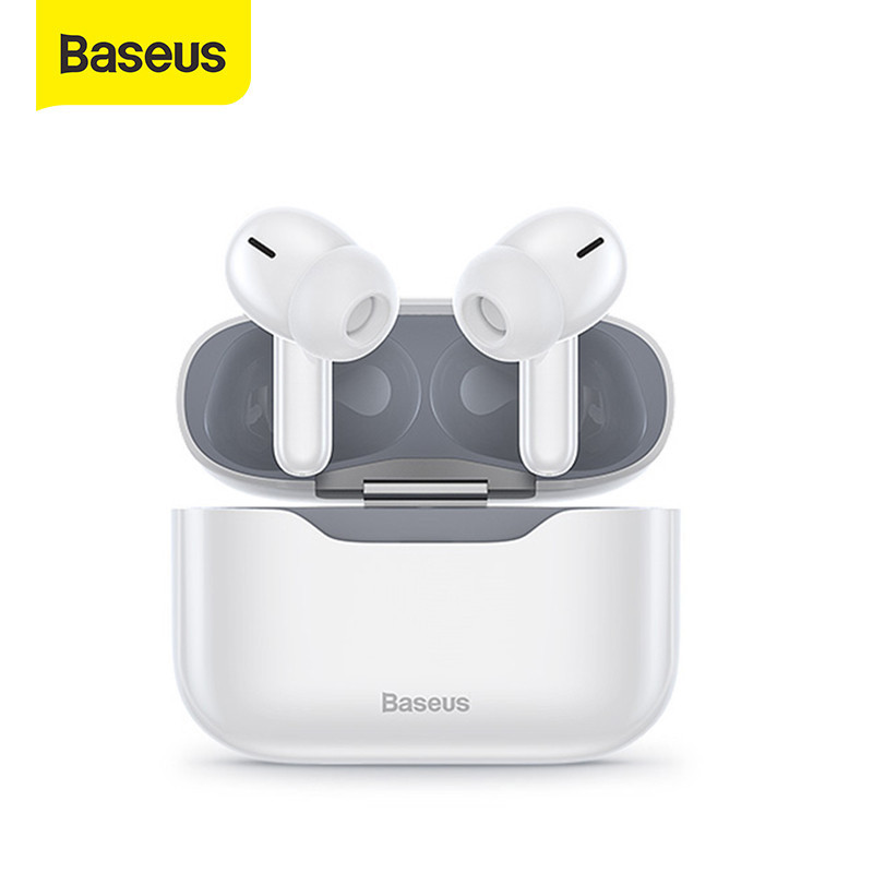 Baseus tws anc wireless bluetooth 5.1 headset with cancellation active noise hi-fi audio control headphones touch games, Black
Baseus tws anc wireless bluetooth 5.1 headset with cancellation active noise hi-fi audio control headphones touch games, Black