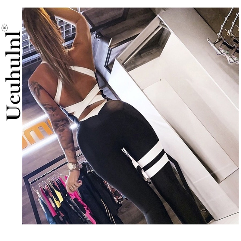 2021 New Women Sexy Backless Tracksuit Jumpsuit Female High Elastic One-piece Gym Running Sports Piaysuit Clothes Body, Black
2021 New Women Sexy Backless Tracksuit Jumpsuit Female High Elastic One-piece Gym Running Sports Piaysuit Clothes Body, Black