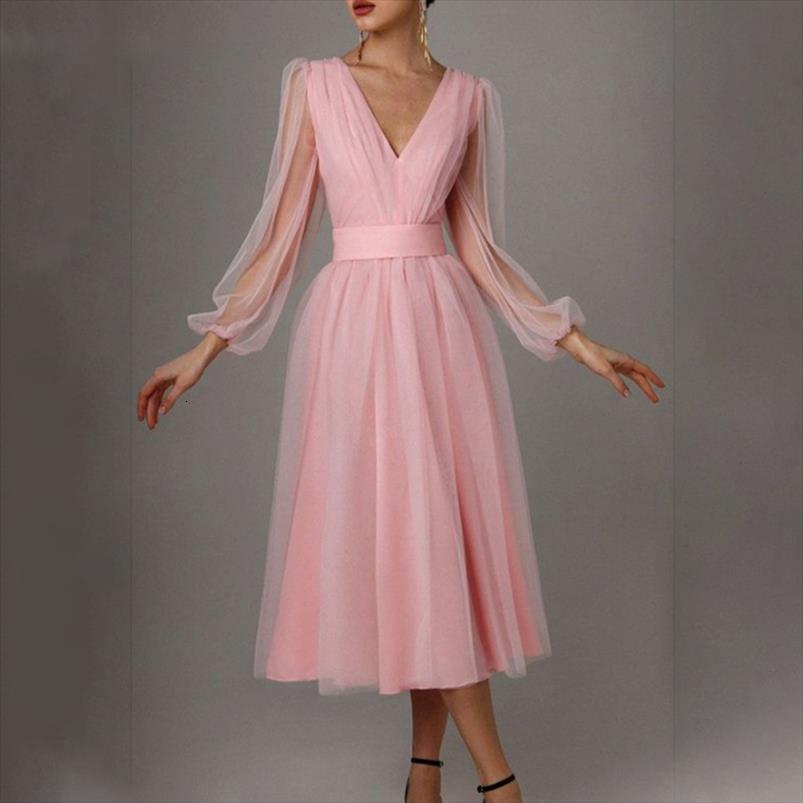deep v neck mesh womens dresses party summer long puff sleeve pink zipper a line thin waist translucent young girls, Black;gray
deep v neck mesh womens dresses party summer long puff sleeve pink zipper a line thin waist translucent young girls, Black;gray