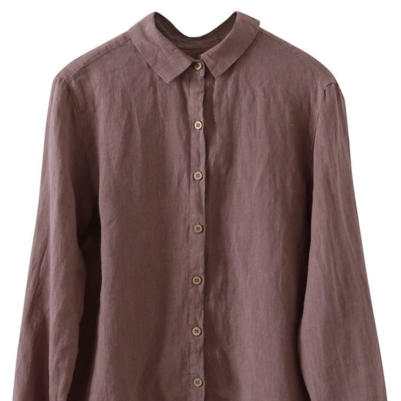 Spring Korean Fashion Women Long Sleeve Loose Casual Shirts Vintage Cotton Linen Blouses Femme Tops White Shirt M181 210512