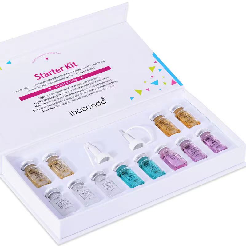12pcs/box 8ml BB Cream Korea Serum Microneedling Roller Derma Pen Foundation Glow Whitening Skin Brightening Anti Aging
12pcs/box 8ml BB Cream Korea Serum Microneedling Roller Derma Pen Foundation Glow Whitening Skin Brightening Anti Aging