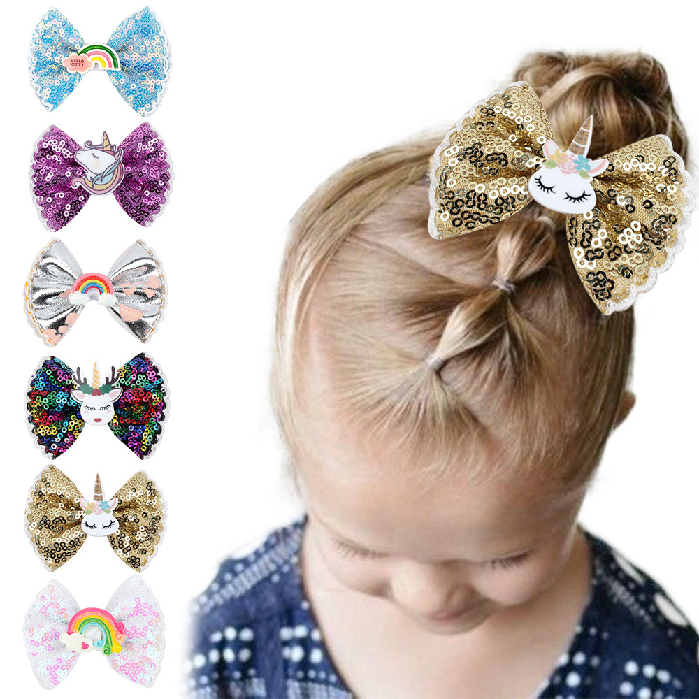 Child Girl Hair Clip Big Bow For Kid Sequin Barrette Rainbow Unicorn Hairpin Accessory Boutique 3 Inch, Leave message pls
Child Girl Hair Clip Big Bow For Kid Sequin Barrette Rainbow Unicorn Hairpin Accessory Boutique 3 Inch, Leave message pls