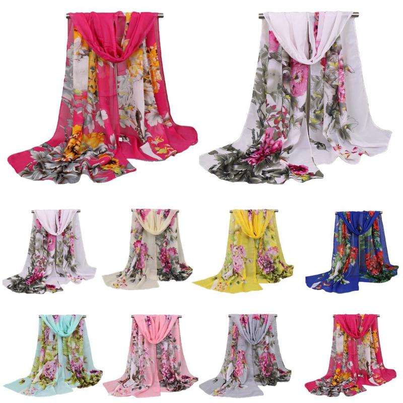 Scarves 160*50cm Women Girl Long Scarf Chiffon Soft Wrap Shawl Pashmina Floral Print Stole Fashion Elegant Large Poncho
Scarves 160*50cm Women Girl Long Scarf Chiffon Soft Wrap Shawl Pashmina Floral Print Stole Fashion Elegant Large Poncho