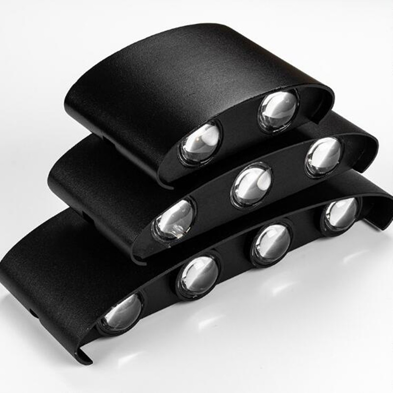 IP65 LED Wall Light Aluminum RGB Outdoor lamps Waterproof Garden Fence Indoor Fashion Walls Lamp For Bedroom Bedside Living Room Stairs