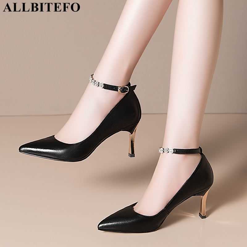 ALLBITEFO fashion genuine leather metal heels party women shoes sexy high heels wedding women shoes women heels 210611, As picture
ALLBITEFO fashion genuine leather metal heels party women shoes sexy high heels wedding women shoes women heels 210611, As picture