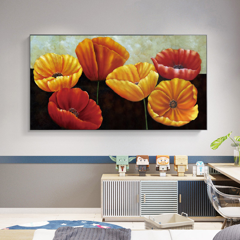 Large Size Beautiful Flower Painting Wall Art Canvas Print Abstract Poster For Living Room Bedroom Decoration Cuadros No Frame