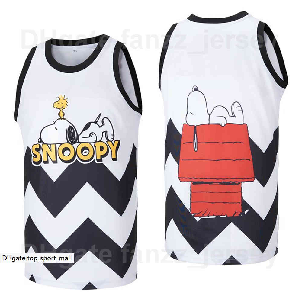Movie Blank Snoopy Peanuts Cartoon Basketball Jersey Men Hip Hop Rap Team Color White For Sport Fans Breathable HipHop University Pure Cotton Uniform Top/Good, Black
Movie Blank Snoopy Peanuts Cartoon Basketball Jersey Men Hip Hop Rap Team Color White For Sport Fans Breathable HipHop University Pure Cotton Uniform Top/Good, Black
