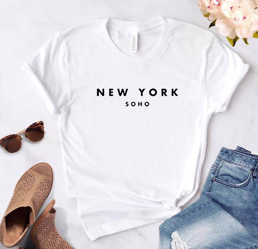 womens t shirts shirt york soho alphabet cotton funny ladies tee fashionable harajuku, White
womens t shirts shirt york soho alphabet cotton funny ladies tee fashionable harajuku, White