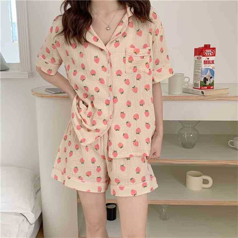Korean All Match Girls Sleepwear Linen Cotton Femme Chic Loose Printing Homewear Two Piece Pajamas Sets 210525, Apricot
Korean All Match Girls Sleepwear Linen Cotton Femme Chic Loose Printing Homewear Two Piece Pajamas Sets 210525, Apricot