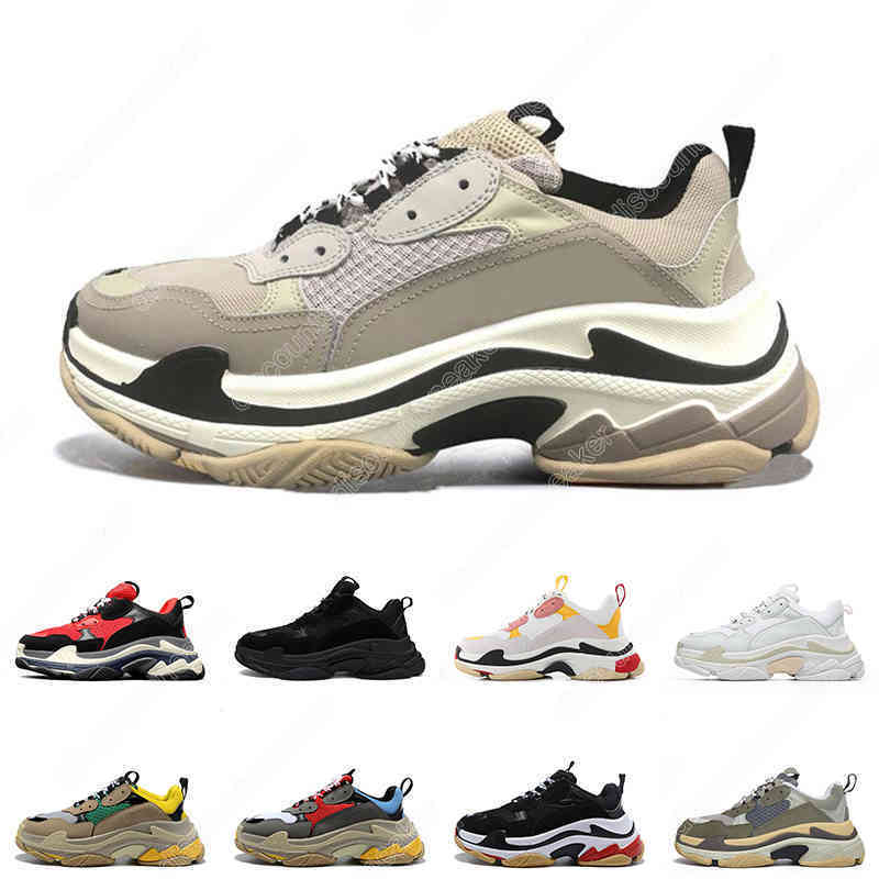 36-45 Triple S Sneaker Grey 17FW Platform Casual Shoes men women Black White Blue Red Green Yellow Bred mens trainer Sneakers, Item # 11
36-45 Triple S Sneaker Grey 17FW Platform Casual Shoes men women Black White Blue Red Green Yellow Bred mens trainer Sneakers, Item # 11