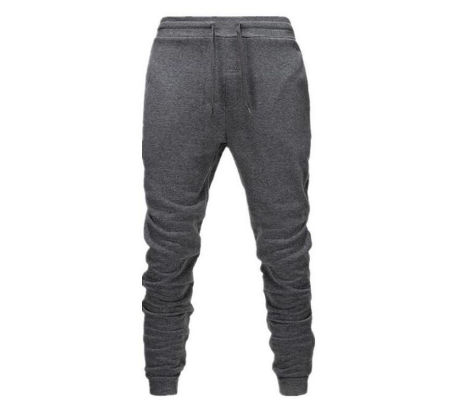 Plus Velvet Autumn Winter 2021 Men Joggers Fashion Pants Gray Sweatpants Casual Elastic Fitness Gyms Training Give XXXL