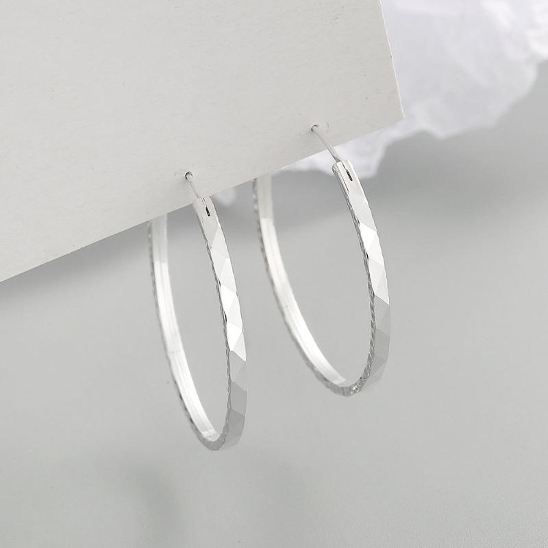 Hoop & Huggie KOFSAC Simple Large Circle Earrings Female Anniversary Accessories Sterling 925 Silver Earring For Women Shiny Cool Jewelry
Hoop & Huggie KOFSAC Simple Large Circle Earrings Female Anniversary Accessories Sterling 925 Silver Earring For Women Shiny Cool Jewelry
