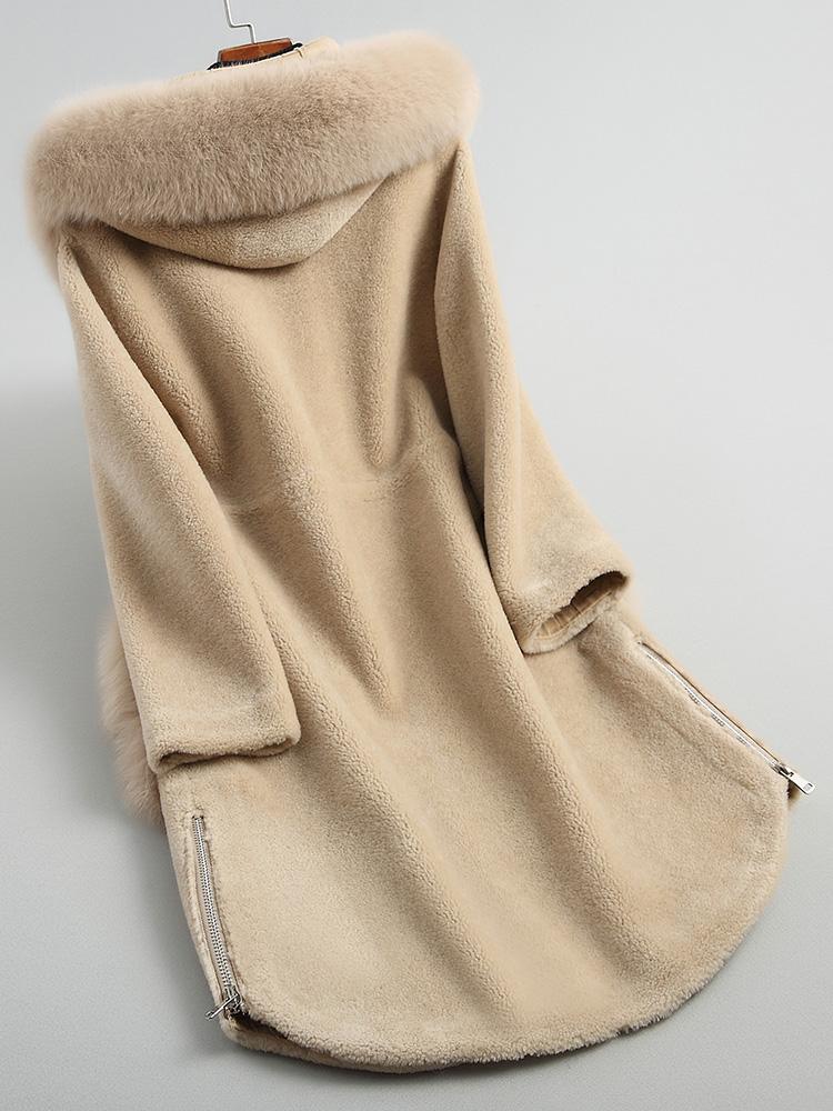 Women's Fur & Faux Winter Jacket Women Real Collar Sheep Shearling Coat Female 200% Wool Coats Korean KQN29209-6 MY2272, Black
Women's Fur & Faux Winter Jacket Women Real Collar Sheep Shearling Coat Female 200% Wool Coats Korean KQN29209-6 MY2272, Black