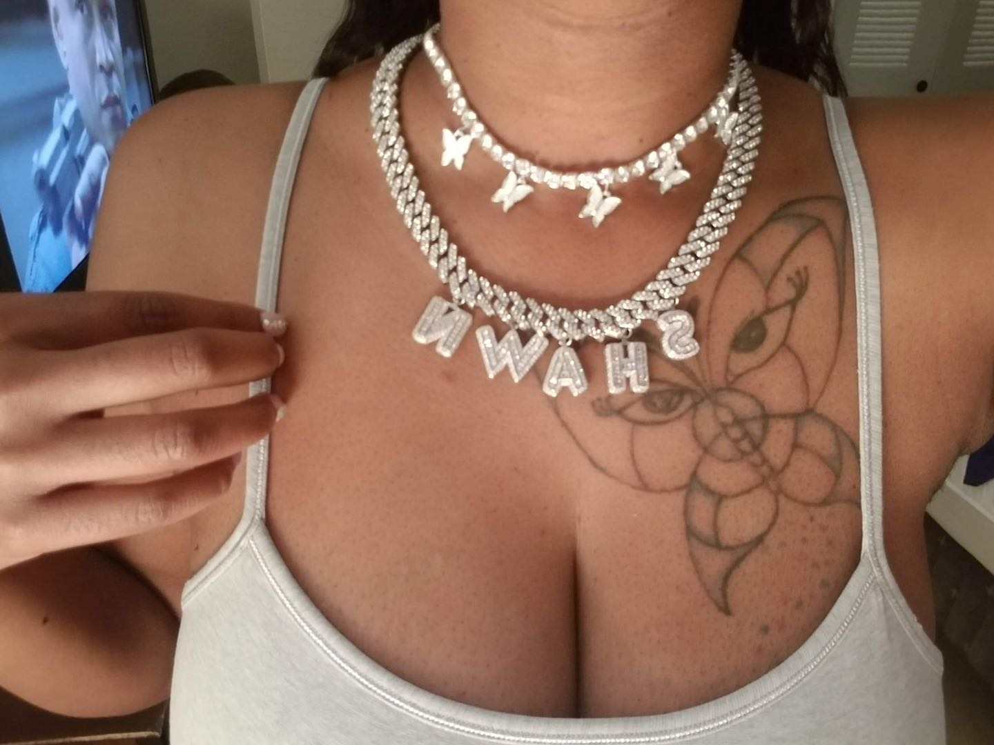 Men women Hip hop iced out Custom Name cz cuban link chain Pink Diamond Letter Necklac personalized initial necklace