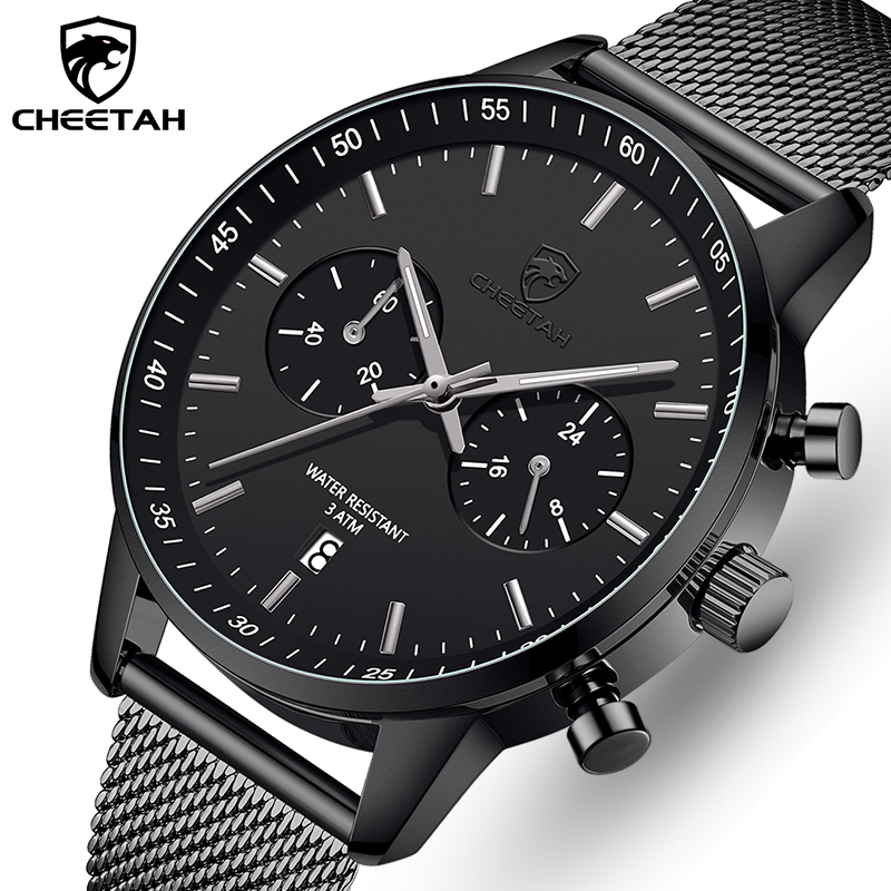 Mens Watches CHEETAH Luxury Brand Fashion Sports Watch Men Stainless Steel Chronograph Quartz Wristwatch Relogio Masculino 210517, Silver gold grey
Mens Watches CHEETAH Luxury Brand Fashion Sports Watch Men Stainless Steel Chronograph Quartz Wristwatch Relogio Masculino 210517, Silver gold grey