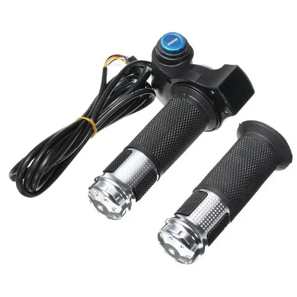 24V 36V 48V Scooter EBike Electric Throttle Grip Handlebar With LED Digital Meter
24V 36V 48V Scooter EBike Electric Throttle Grip Handlebar With LED Digital Meter