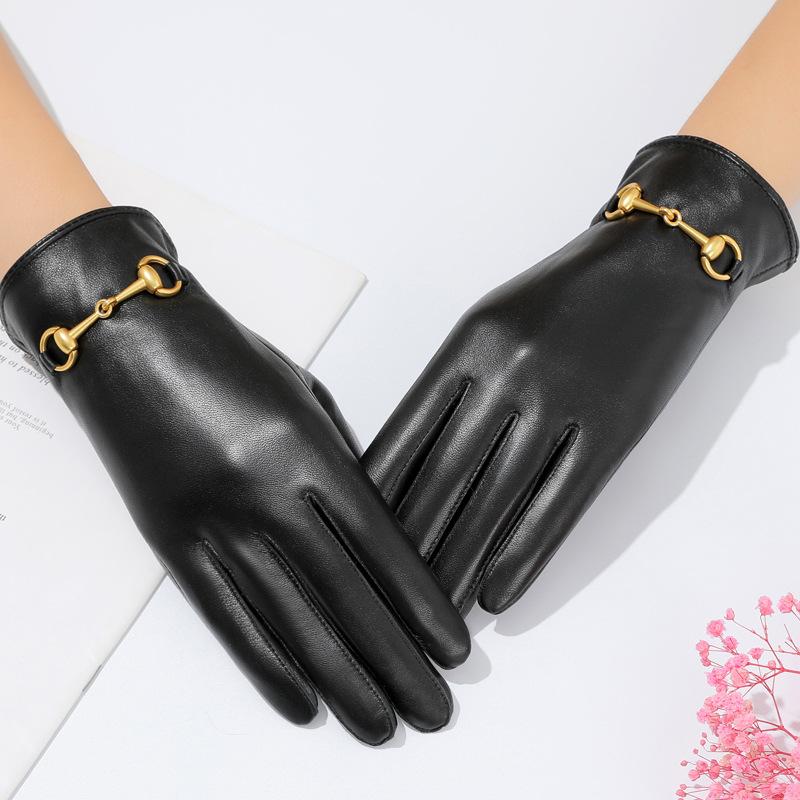 Five Fingers Gloves Classic Ladies Girls Designer Leather Metal Cool Punk Winter Warm Touch Screen Gift
Five Fingers Gloves Classic Ladies Girls Designer Leather Metal Cool Punk Winter Warm Touch Screen Gift