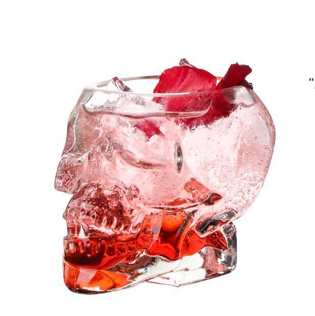 Transparent skull glass cups Crystal Skull Head Vodka Wine Shot Glass Drinking Cup Skeleton Pirate Vaccum Beer Glass Mug NHE7024
Transparent skull glass cups Crystal Skull Head Vodka Wine Shot Glass Drinking Cup Skeleton Pirate Vaccum Beer Glass Mug NHE7024