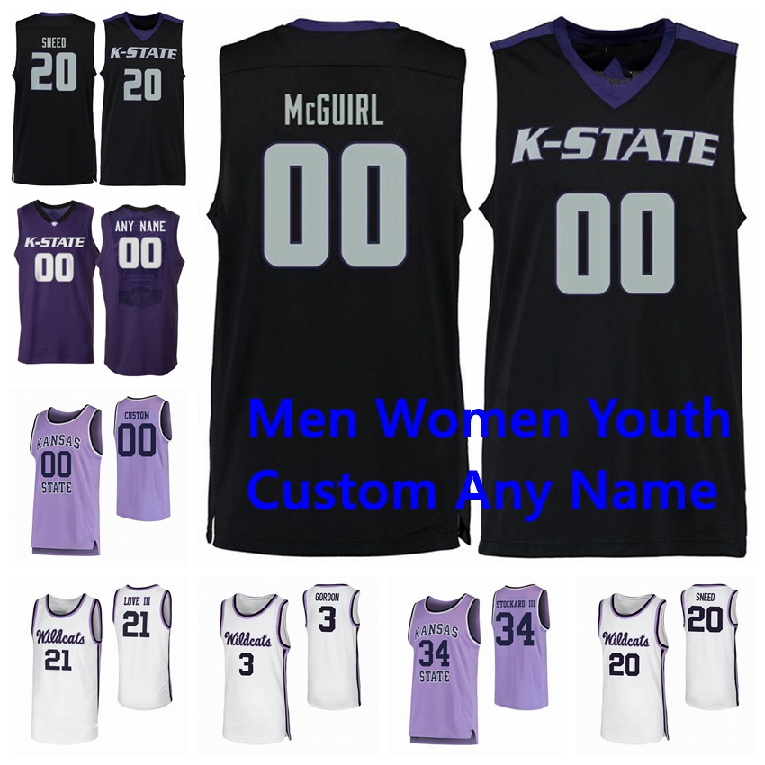 NCAA Kansas State Wildcats College Basketball Jerseys Mike McGuirl Jersey Pierson McAtee Montavious Murphy Joe Petrakis Nigel Shadd David Sloan Custom Stitched, Youth purple
NCAA Kansas State Wildcats College Basketball Jerseys Mike McGuirl Jersey Pierson McAtee Montavious Murphy Joe Petrakis Nigel Shadd David Sloan Custom Stitched, Youth purple