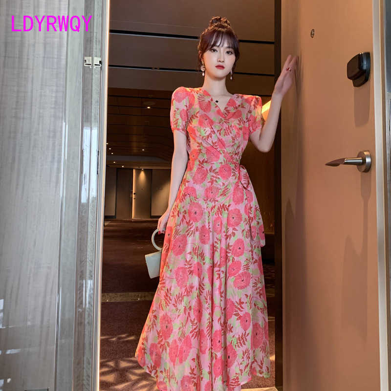 Summer V-neck high waist printed chiffon dress Office Lady Sheath Print Zippers Knee-Length 210603, Watermelon red
Summer V-neck high waist printed chiffon dress Office Lady Sheath Print Zippers Knee-Length 210603, Watermelon red