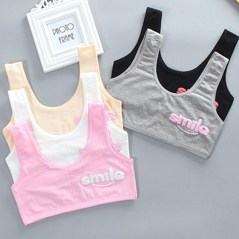 Panties Kids Girls Simile Printed Sport Bra Camisoles Training Adolescente Lingerie For Teens Summer Strappy Ves, White
Panties Kids Girls Simile Printed Sport Bra Camisoles Training Adolescente Lingerie For Teens Summer Strappy Ves, White