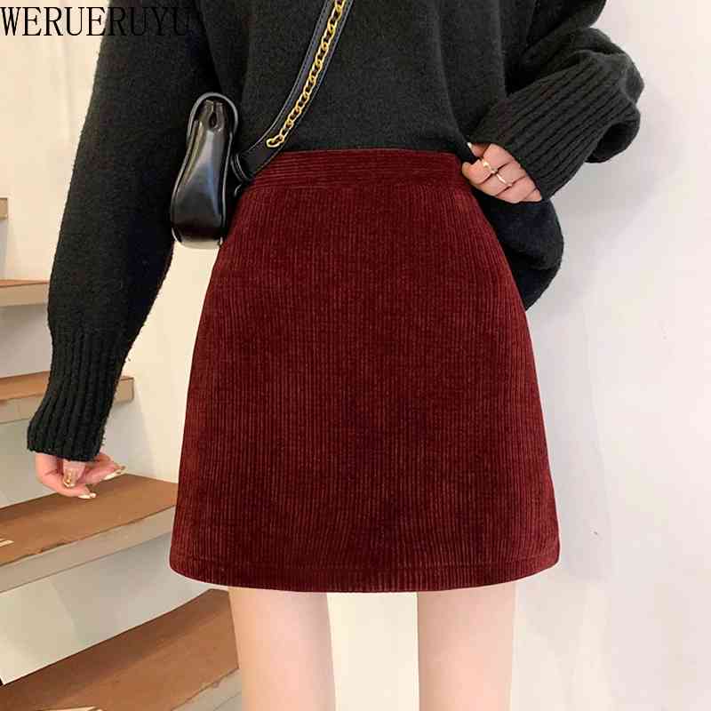 WERUERUYU Corduroy pencil skirt large size female loose skirt elastic waist casual bottom retro wild color women's bag skirt 210608, Photo color
WERUERUYU Corduroy pencil skirt large size female loose skirt elastic waist casual bottom retro wild color women's bag skirt 210608, Photo color