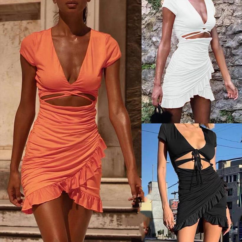 fashionable short sleeve pleated buttock women dress wrapped dress, solid color, summer deep v bandage, ruffle party tights, Black;gray
fashionable short sleeve pleated buttock women dress wrapped dress, solid color, summer deep v bandage, ruffle party tights, Black;gray