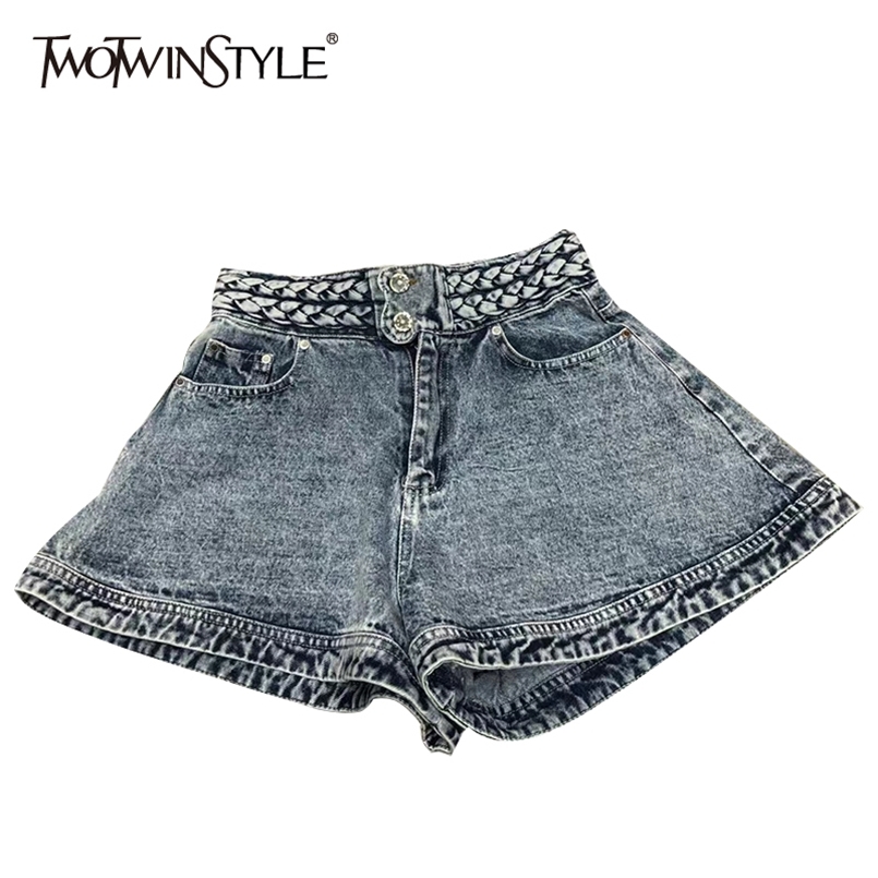 Casual Solid Denim Shorts For Women High Waist Patchwork Pockets Loose Pants Female Summer Fashion Stylish 210521, Blue
Casual Solid Denim Shorts For Women High Waist Patchwork Pockets Loose Pants Female Summer Fashion Stylish 210521, Blue