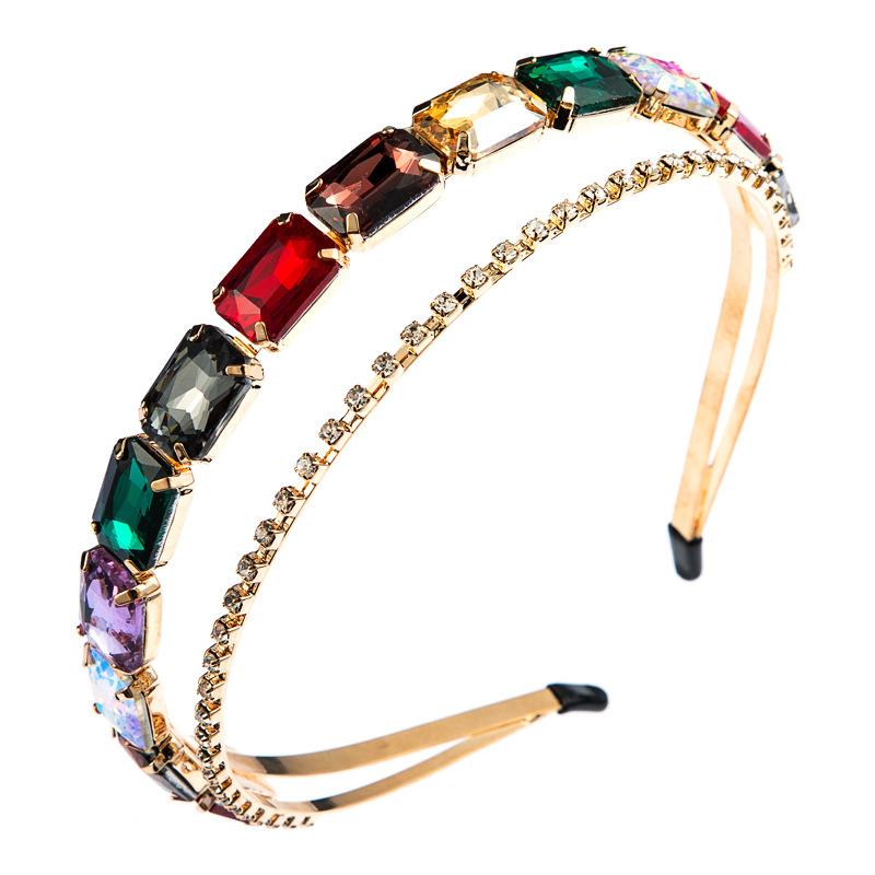 Hair Accessories 2 In 1 Multi Color Crystal Metal Headband Luxury Bands For Women Girls Shiny Rhinestone Head Korean
Hair Accessories 2 In 1 Multi Color Crystal Metal Headband Luxury Bands For Women Girls Shiny Rhinestone Head Korean
