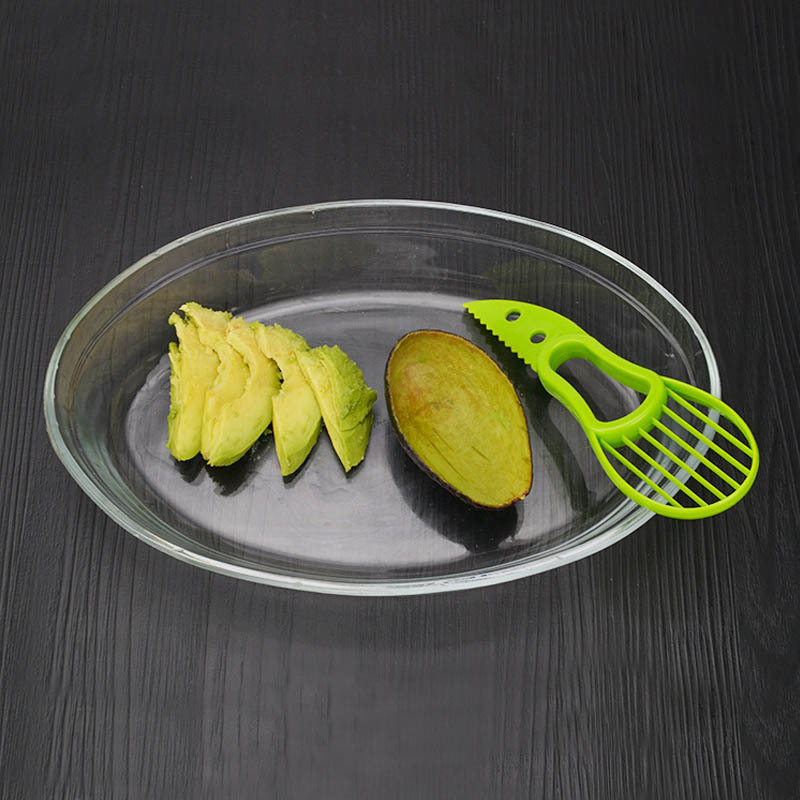 3-in-1 Fruit Corer Fruit Cutter Pulp Separator Plastic Knife Avocado Slicer Vegetable Tools 1 Pc Kitchen Gadgets