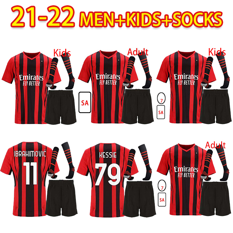 21 22 AC Milan Soccer Jerseys IBRAHIMOVIC 2021 KESSIE R.LEAO THEO MANDZUKIC REBIC Football Shirt DONNARUMMA Goalkeeper Jersey TONALI men + k, Black
21 22 AC Milan Soccer Jerseys IBRAHIMOVIC 2021 KESSIE R.LEAO THEO MANDZUKIC REBIC Football Shirt DONNARUMMA Goalkeeper Jersey TONALI men + k, Black