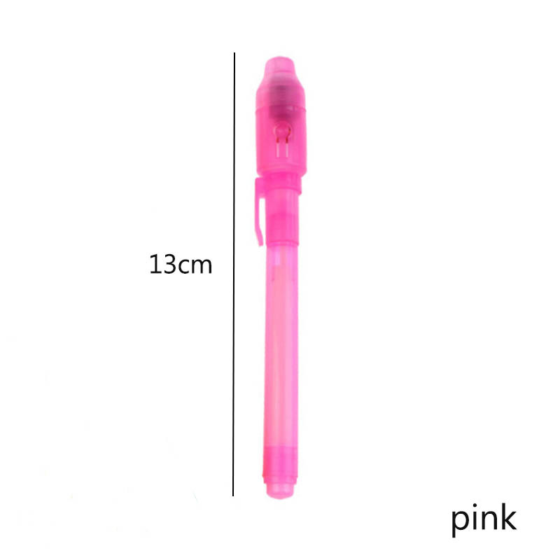 Multifunction Invisible Ink Pen Funny Marker Magic UV Light Highlighter Kids Students Gift Novelty Item School Supply