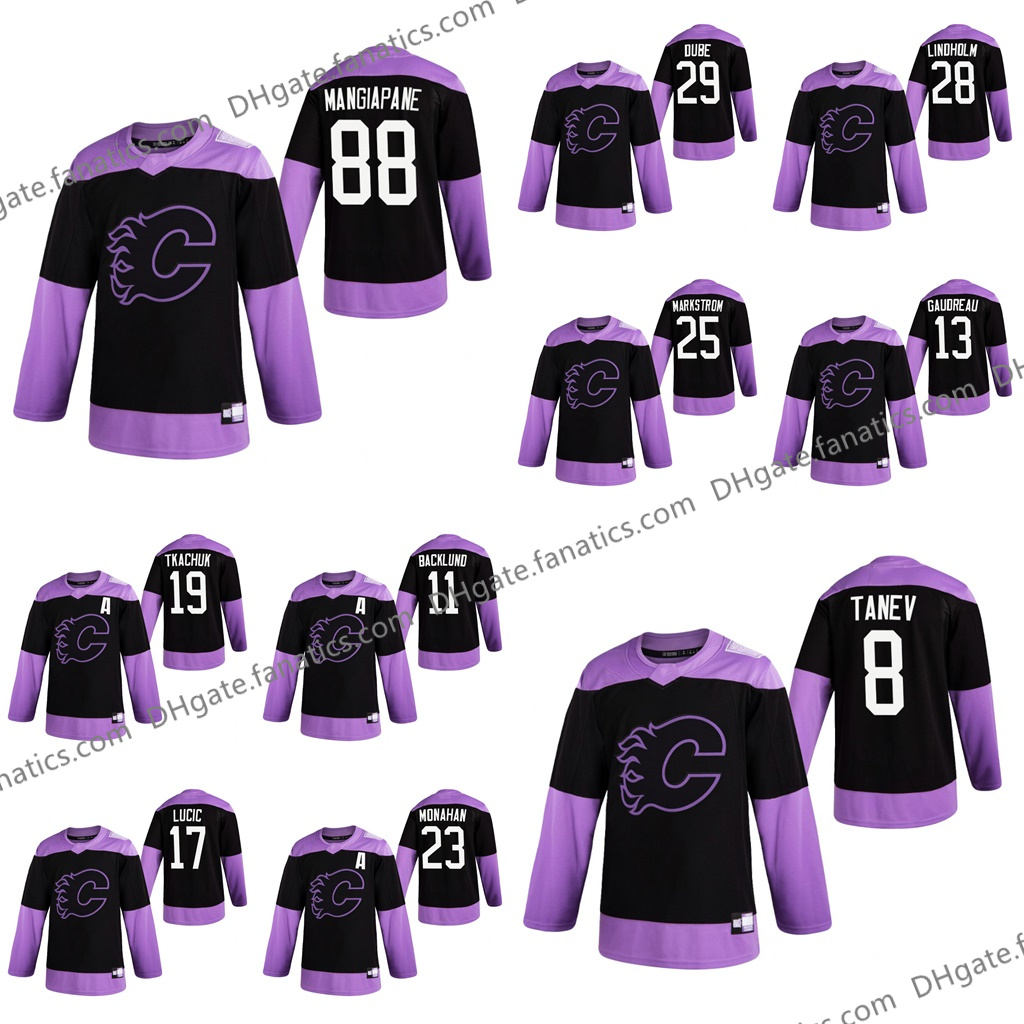 Stitched Flames 2021 Hockey Fights Cancer Purple Authentic Jersey Calgary Johnny Gaudreau Sean Monahan Milan Lucic Elias Lindholm Matthew Tkachuk TJ Brodie Custom, 27 austin czarnik
Stitched Flames 2021 Hockey Fights Cancer Purple Authentic Jersey Calgary Johnny Gaudreau Sean Monahan Milan Lucic Elias Lindholm Matthew Tkachuk TJ Brodie Custom, 27 austin czarnik