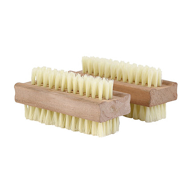 Wooden Massage Brush Two Sided Hand Nails Cleaning Product Compact Delicate Convenient Brushes High Quality Free shipping
