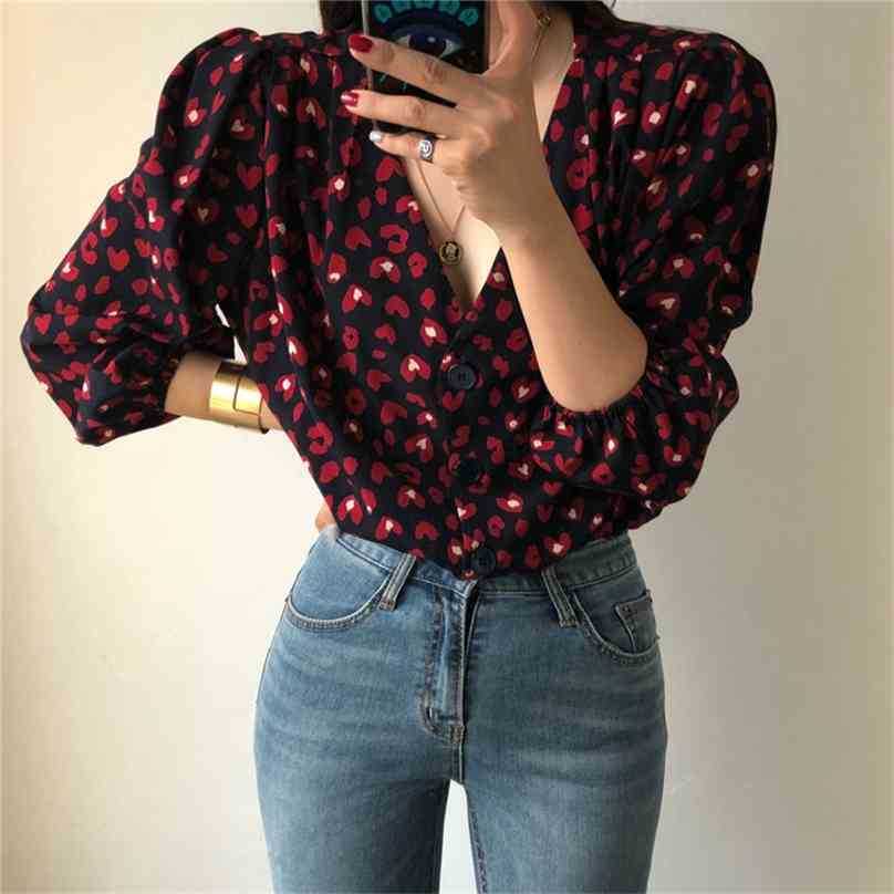 Feminine Fashion Summer Vintage Black Sweet Tops High Quality Loose Fresh Streetwear Casual Female Shirts 210525, Photo color
Feminine Fashion Summer Vintage Black Sweet Tops High Quality Loose Fresh Streetwear Casual Female Shirts 210525, Photo color