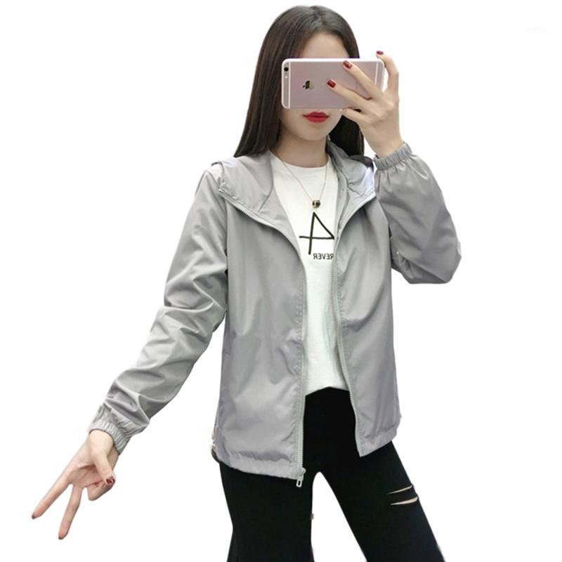 Women' Jackets Plus Size 3XL Women 2021 Summer Spring Hooded Female Jacket Fashion Solid O-neck Outwear Coat LU856, Black
Women' Jackets Plus Size 3XL Women 2021 Summer Spring Hooded Female Jacket Fashion Solid O-neck Outwear Coat LU856, Black