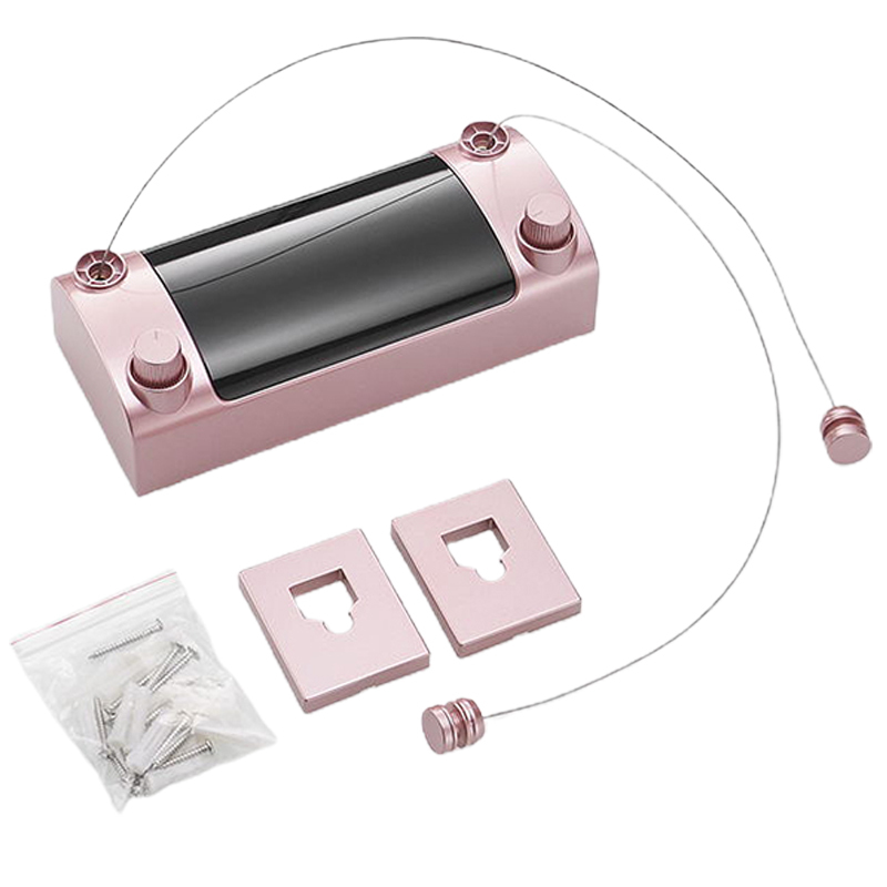 Retractable Clothes Line Dryer Indoor Outdoor Drying Rack ABS Plastic Clothesline Rack Laundry Dryer Double Layer