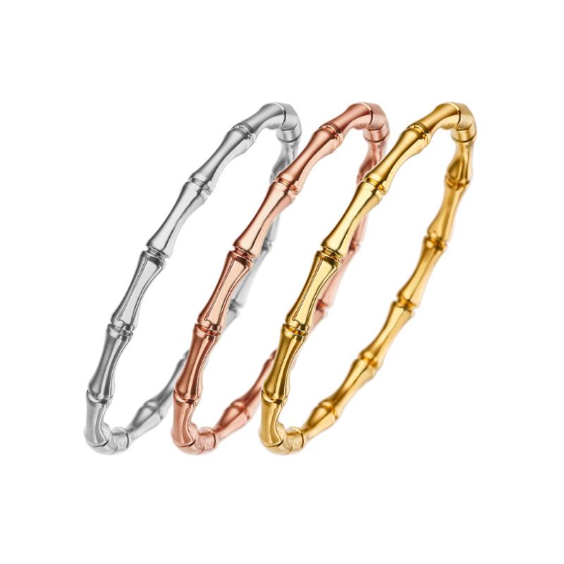 Bangle High Quality Punk Bracelet Stainless Steel Simplicity Geometry Bamboo Joint Personality For Women Girl Gift
Bangle High Quality Punk Bracelet Stainless Steel Simplicity Geometry Bamboo Joint Personality For Women Girl Gift