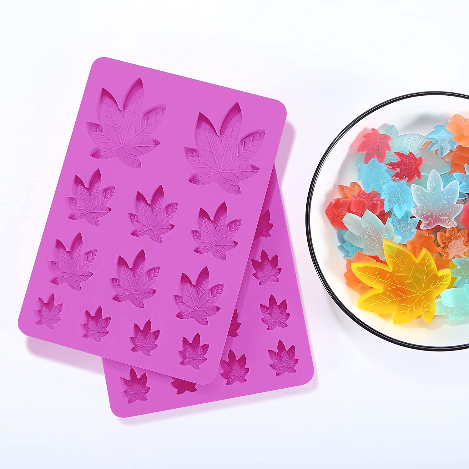Other Kitchen Tools, 2 pcs/set Leaf Silicone Candy Chocolate Gummy Ice Cube Mold
Other Kitchen Tools, 2 pcs/set Leaf Silicone Candy Chocolate Gummy Ice Cube Mold