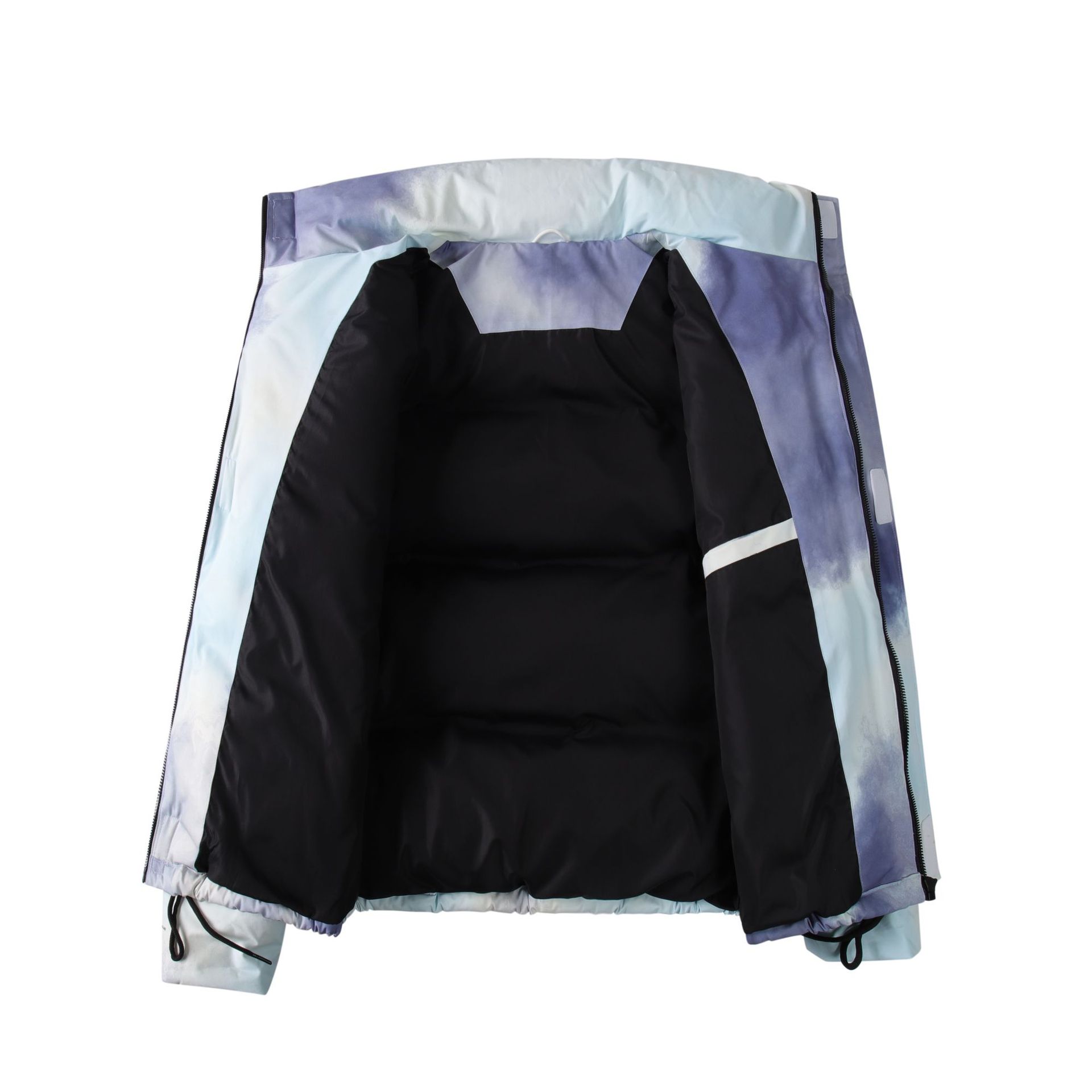 Winter Gradient Down Jacket Men's and Women's Stand Collar Fashion Colorful Down Coat