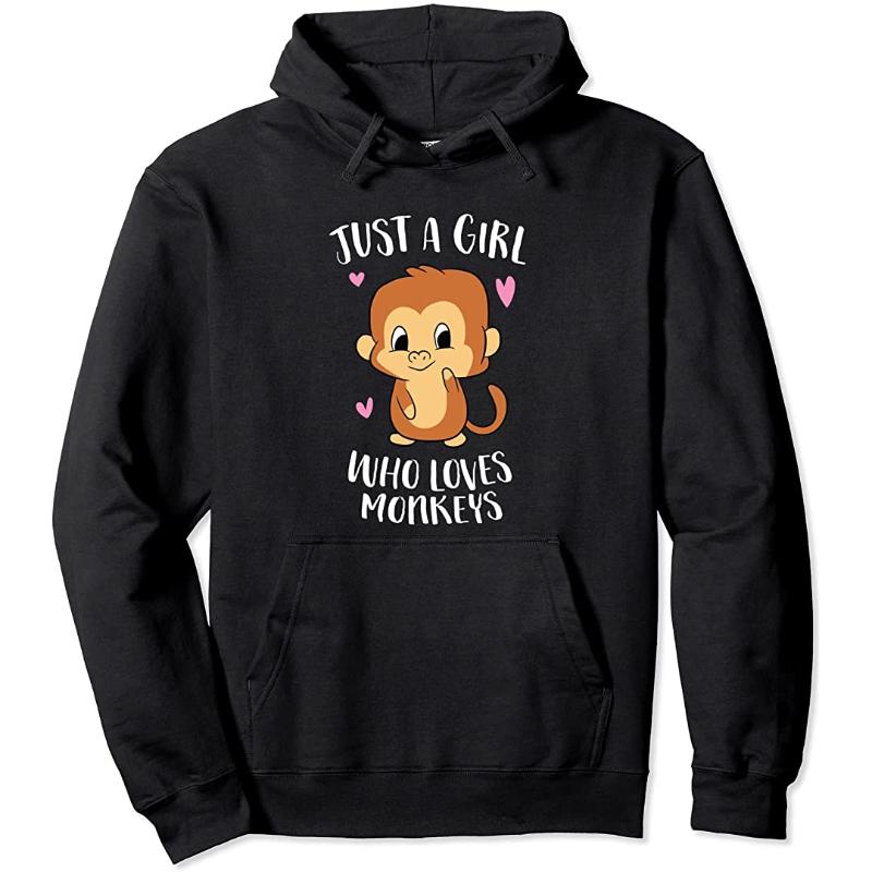 Men's Hoodies & Sweatshirts Just A Girl Who Loves Monkeys Cute Monkey Lover Gift Pullover Hoodie, Black
Men's Hoodies & Sweatshirts Just A Girl Who Loves Monkeys Cute Monkey Lover Gift Pullover Hoodie, Black