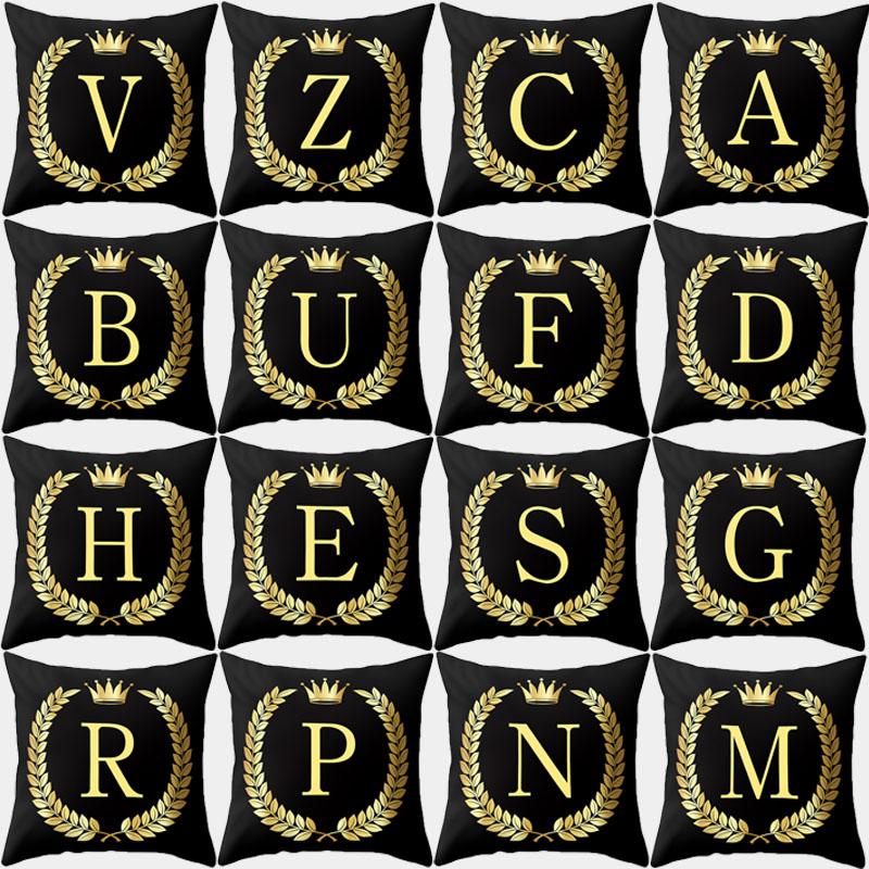 Cushion/Decorative Pillow Golden Letters Cushion Cover 45x45 Polyester Pillowcase Sofa Cushions Decorative Pillows Home Decor Cases, 015
Cushion/Decorative Pillow Golden Letters Cushion Cover 45x45 Polyester Pillowcase Sofa Cushions Decorative Pillows Home Decor Cases, 015