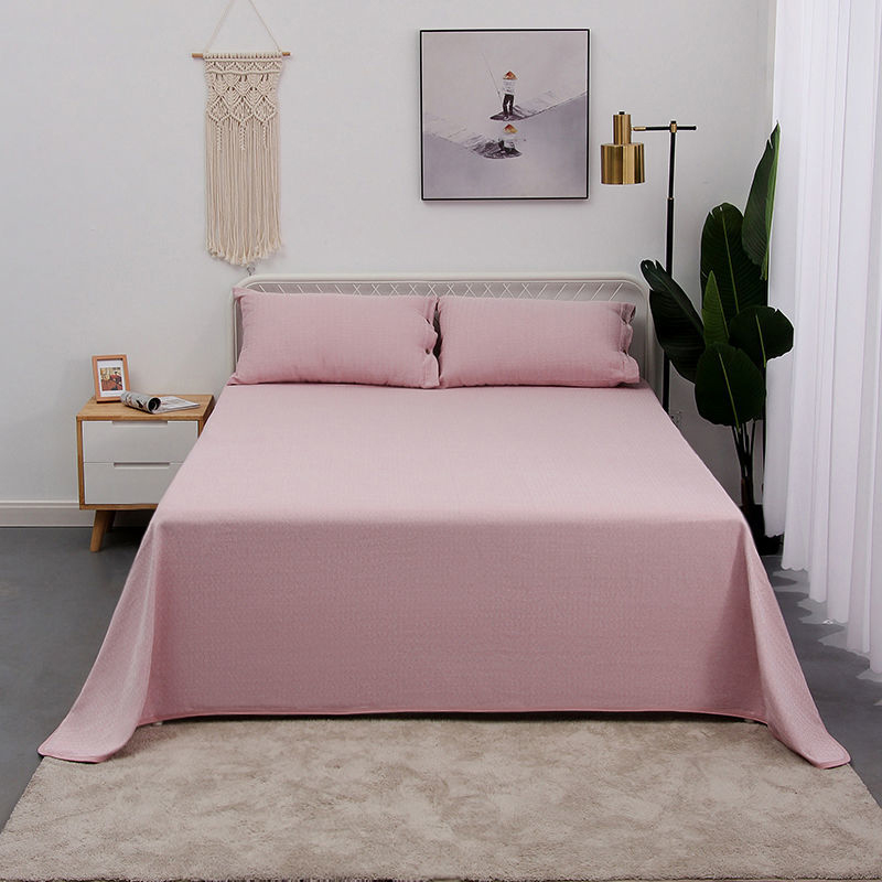Bedding set 3 sets 4 sheets pillowcase 2 and bed sheet Twill old coarse cotton home bed textile products, Pink mat grain
Bedding set 3 sets 4 sheets pillowcase 2 and bed sheet Twill old coarse cotton home bed textile products, Pink mat grain