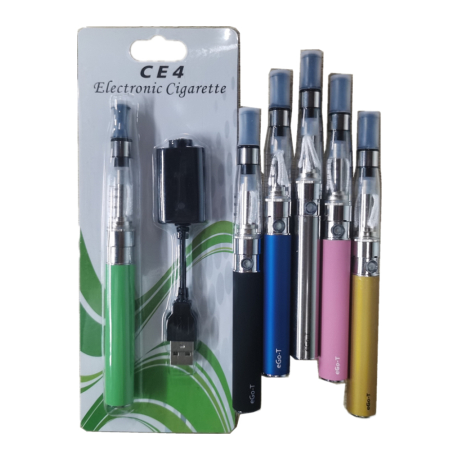 

EGO-T CE4 Clearomizer Electronic Cigarette Blister Starter Kit 650mAh 900mAh 1100mAh Battery Atomizer E Cigar Vape Kits, Mixed color