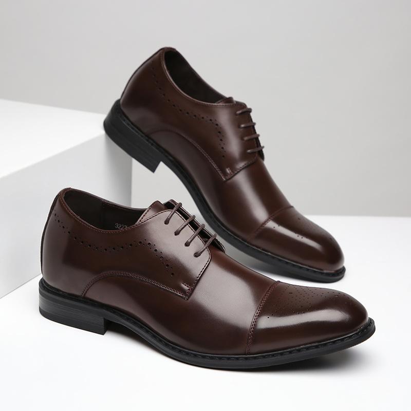 Dress Shoes X0018 Men Formal Leather Business Casual High Quality Office Luxury Male Breathable Oxfords, Black
Dress Shoes X0018 Men Formal Leather Business Casual High Quality Office Luxury Male Breathable Oxfords, Black