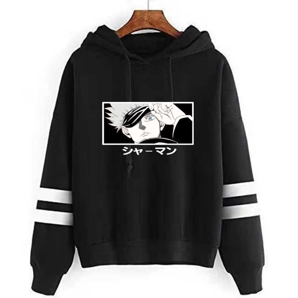 Anime Jujutsu Kaisen Fashion Long Sleeve Casual Hip Hop Uniex Hoodie Y0804